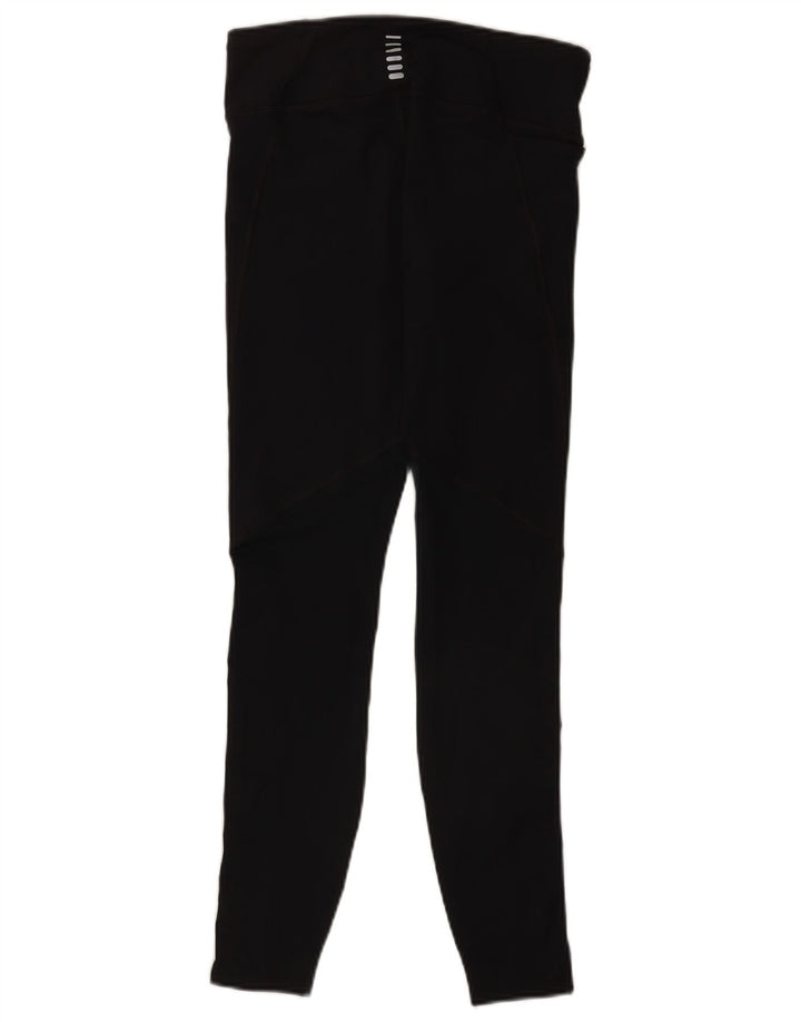 Under Armour Womens Heat Gear Leggings UK 12 Medium Navy Blue