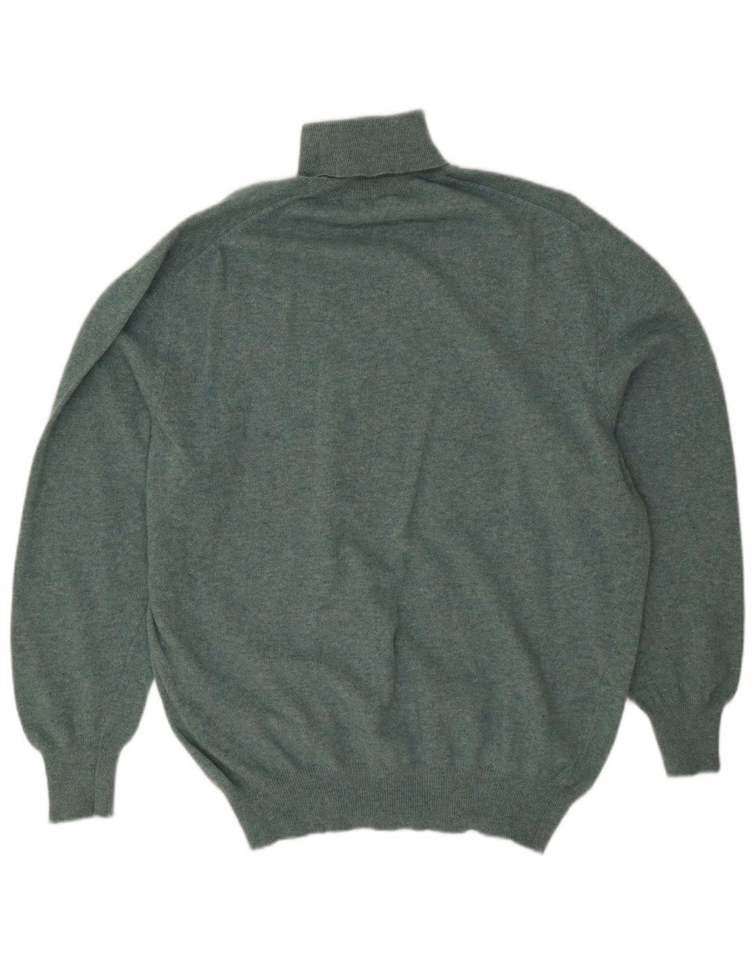 Vintage Herre rullehals sweater stor grøn