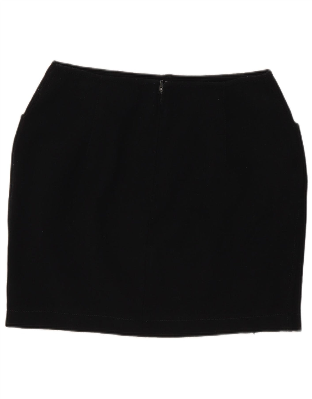 Marella Dame Mini Nederdel UK 10 Small W26 Sort Uld
