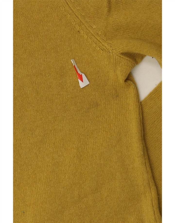 Hobbs Dame Rullehals Sweater UK 10 Lille Gul Uld