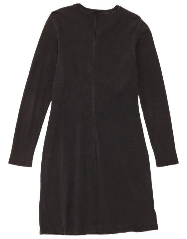 Patagonia Dame Langærmet Regular T-Shirt Dress UK 12 Medium Black