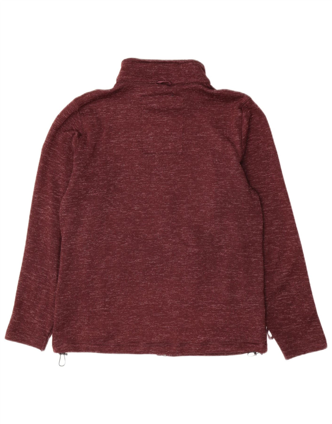 TOG 24 Womens Oversized Tracksuit Top Jacket UK 10 Small Burgundy Flecked