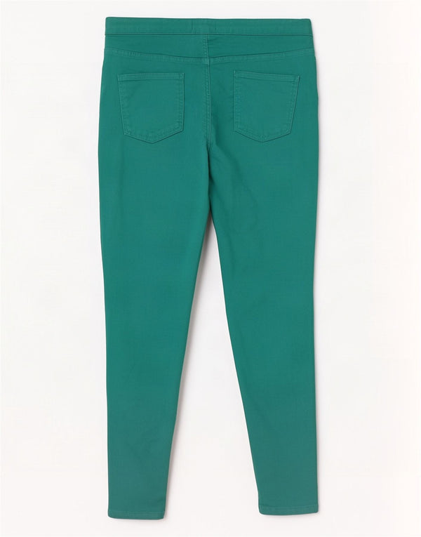 Marks & Spencer Dame Jegging Jeans UK 16 Large W34 L27 Grøn bomuld