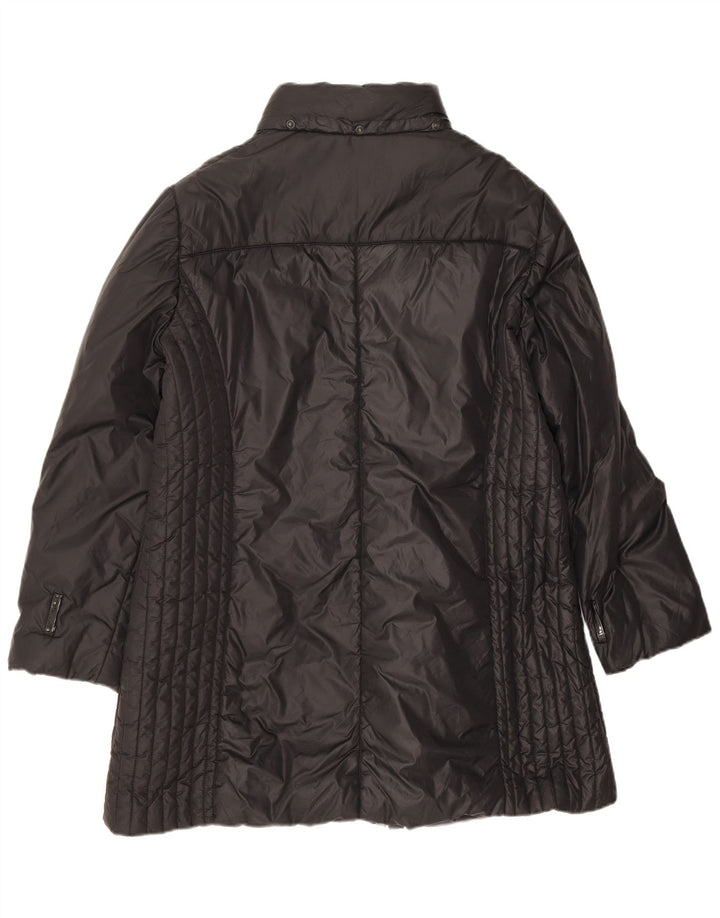 Fiorella Rubino Dame Polstret Frakke UK 20 2XL Sort Polyamid