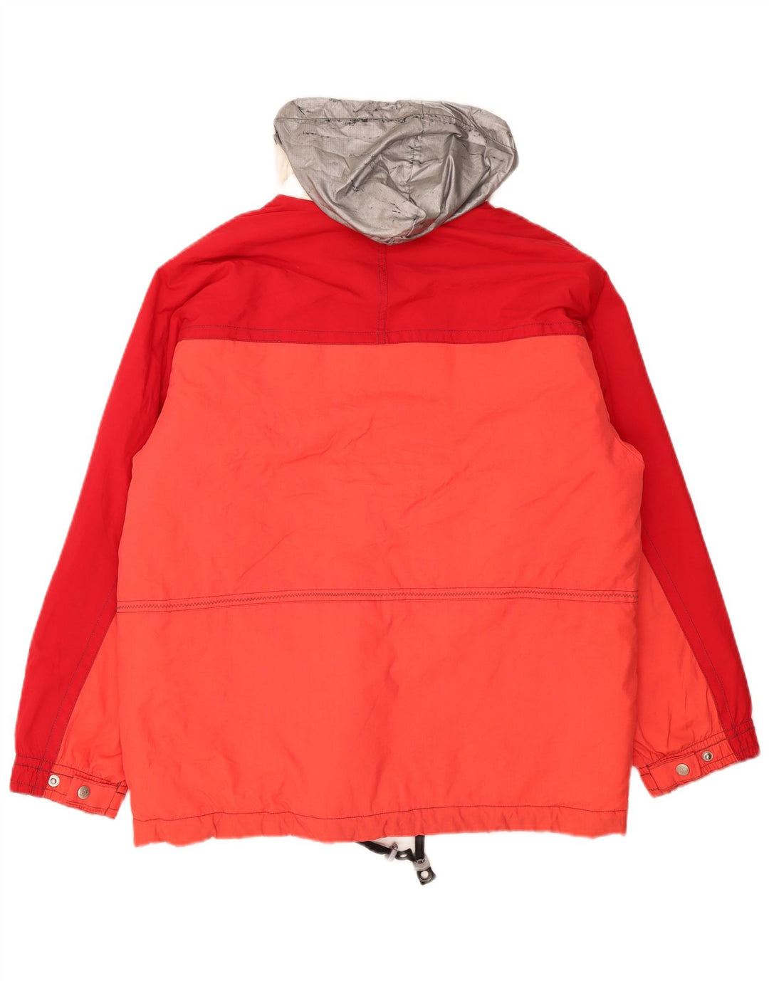Dubin Dame Hætte Oversized Skijakke IT 44 Medium Rød Colourblock