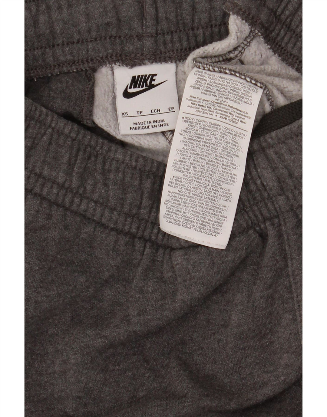 Nike træningsdragt til mænd Joggers XS Grå bomuld