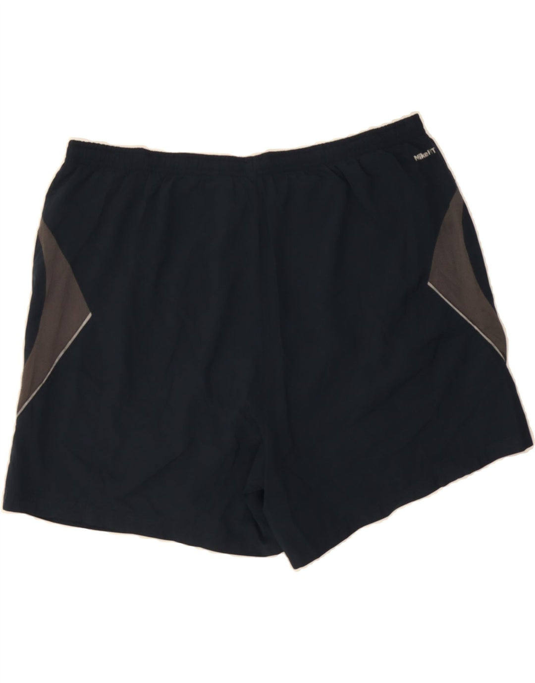 NIKE Womens Sport Shorts UK 18 XL  Navy Blue Colourblock Polyester Vintage Nike and Second-Hand Nike from Messina Hembry 