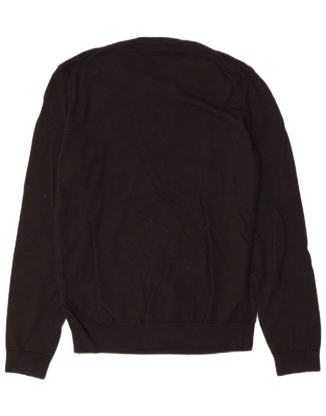 Hugo Boss Herre Crew Neck Jumper Sweater Medium Sort Uld