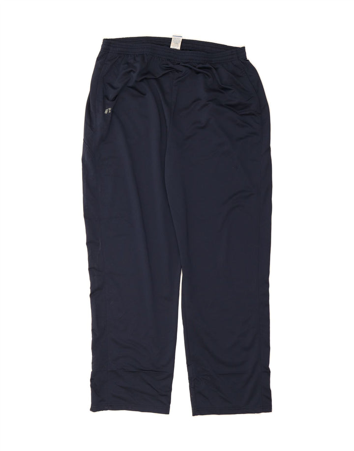 RUSSELL ATHLETIC Mens Tracksuit Trousers 2XL Navy Blue Polyester Vintage Russell Athletic and Second-Hand Russell Athletic from Messina Hembry 