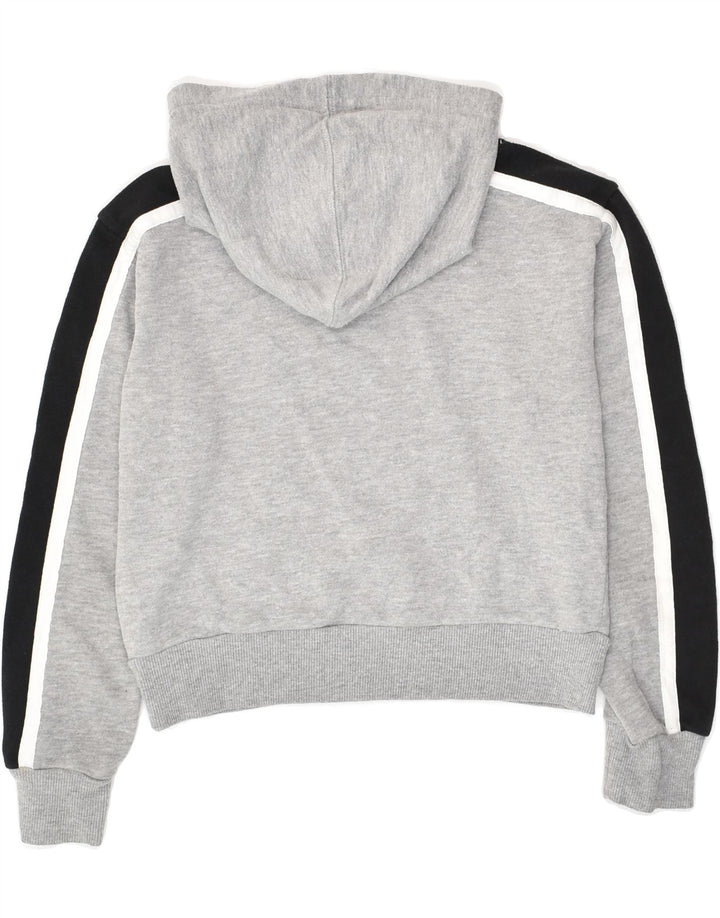 CONVERSE Boys Crop Hoodie Jumper 10-11 Years Medium  Grey | Vintage Converse | Thrift | Second-Hand Converse | Used Clothing | Messina Hembry 