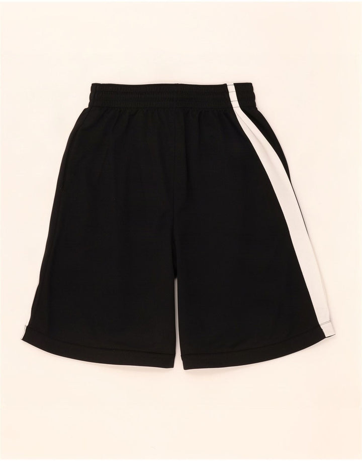 Nike Herre Dri Fit grafiske sportsshorts Små sorte polyester