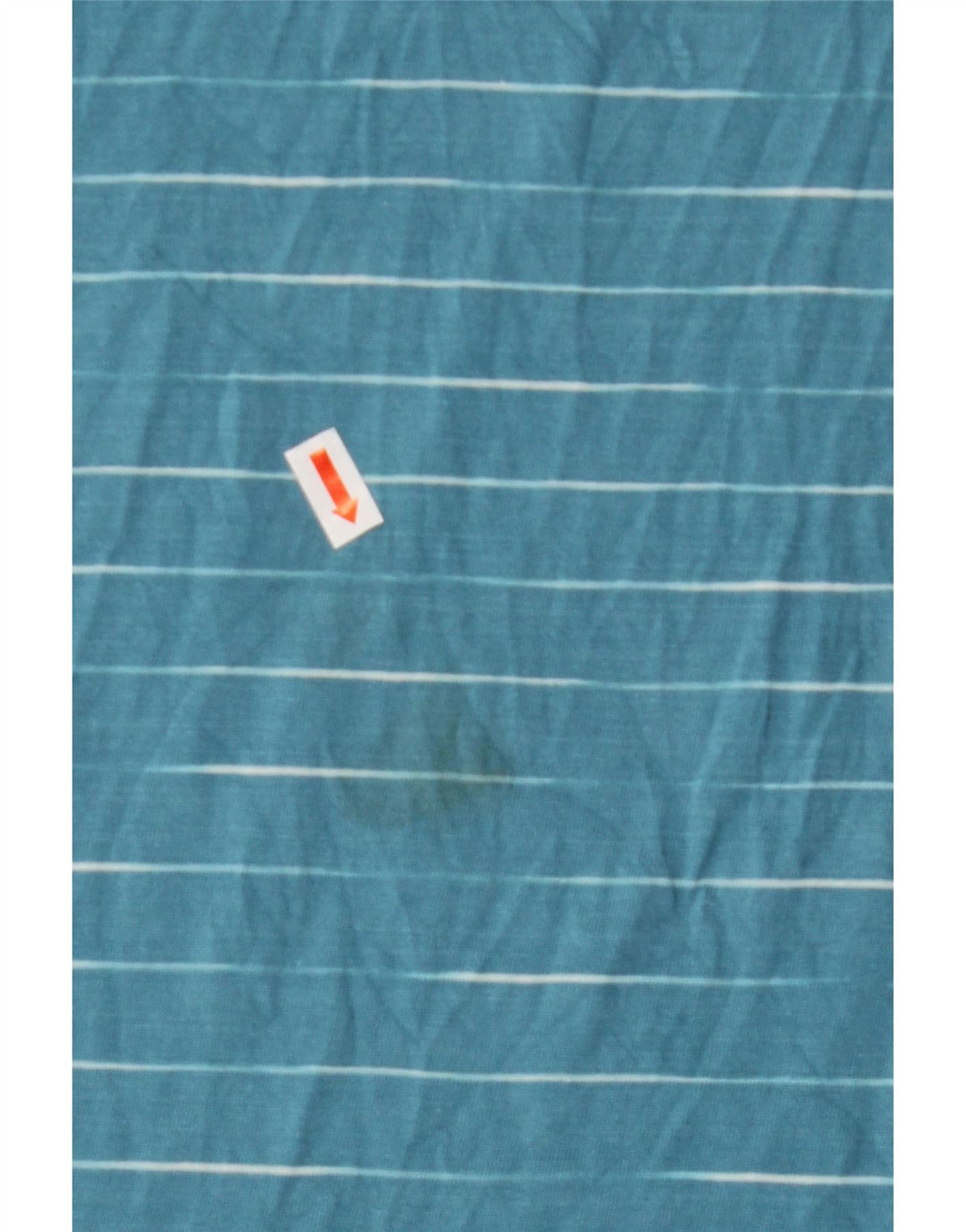 WEIRD FISH Herre T-Shirt Top XL Blå Stribet Bomuld