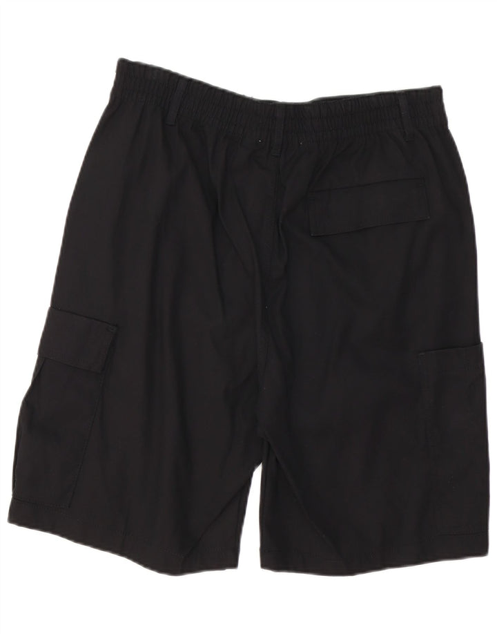 Zara Herre Cargo Shorts EU 42 Large W32 Sort Bomuld