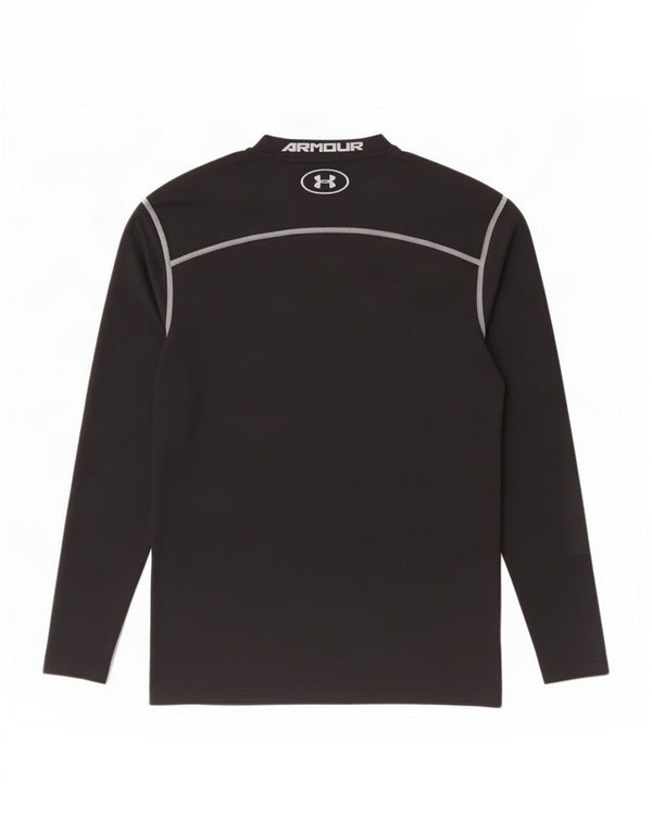 Under Armour Womens Cold Gear Top Long Sleeve UK 14 Large Black