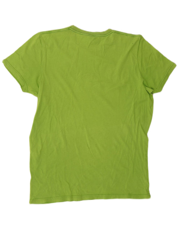 Hollister Herre Grafisk T-Shirt Top XL Grøn