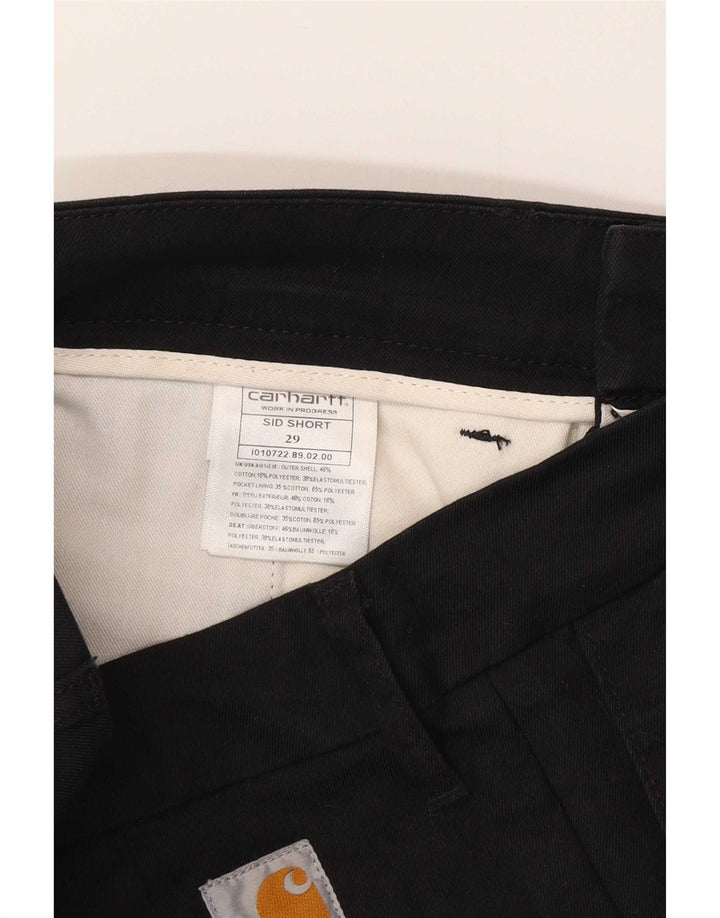 Carhartt Herre Chino Shorts W29 Medium Sort Bomuld