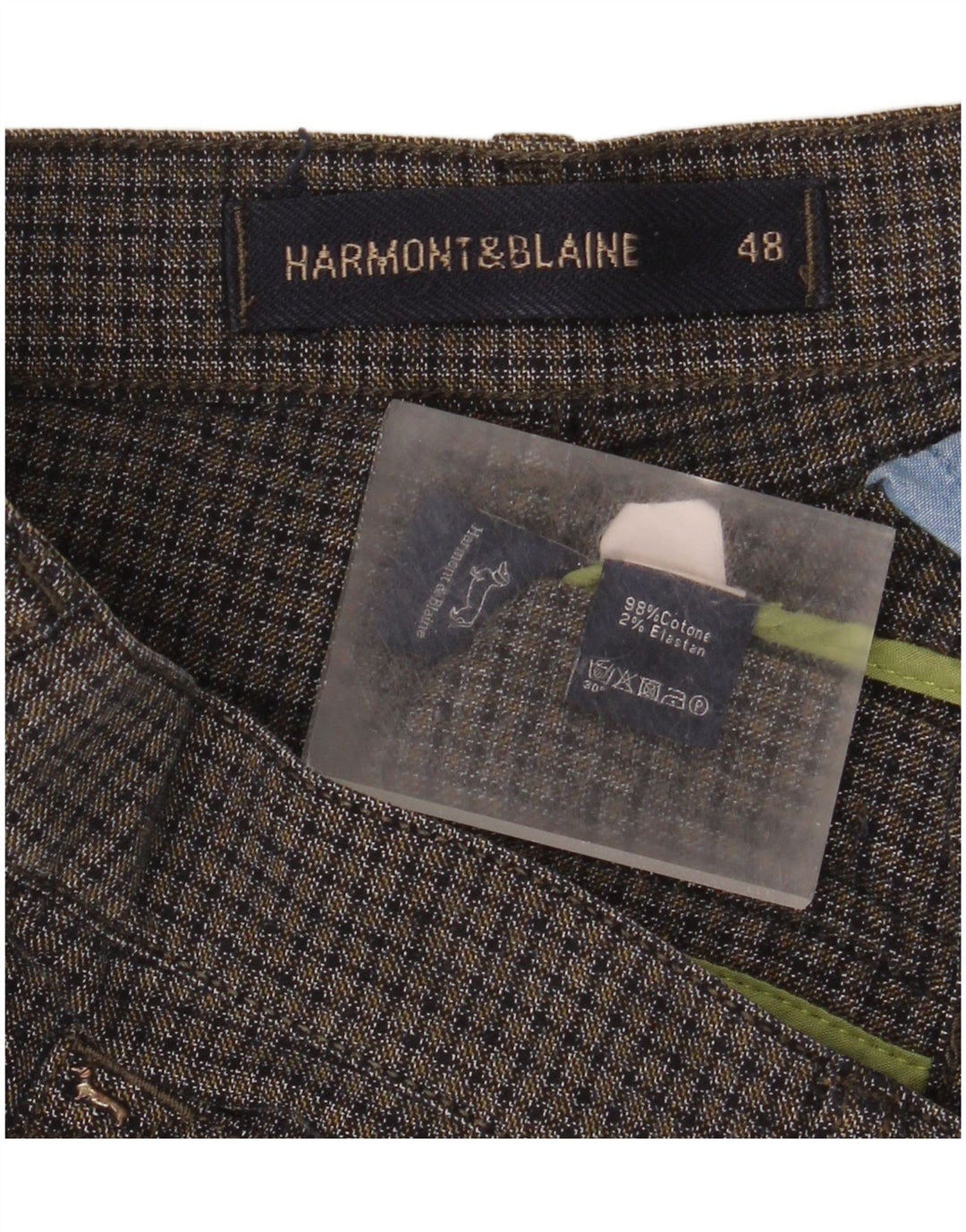 Harmont & Blaine Herre Casual Bukser IT 48 Medium W34 L34 Grå ternet