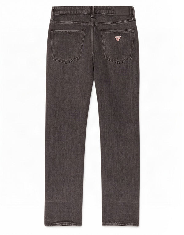 Guess Straight Jeans til mænd W32 L32 Sort bomuld