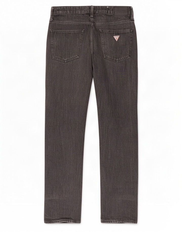 Guess Straight Jeans til mænd W32 L32 Sort bomuld