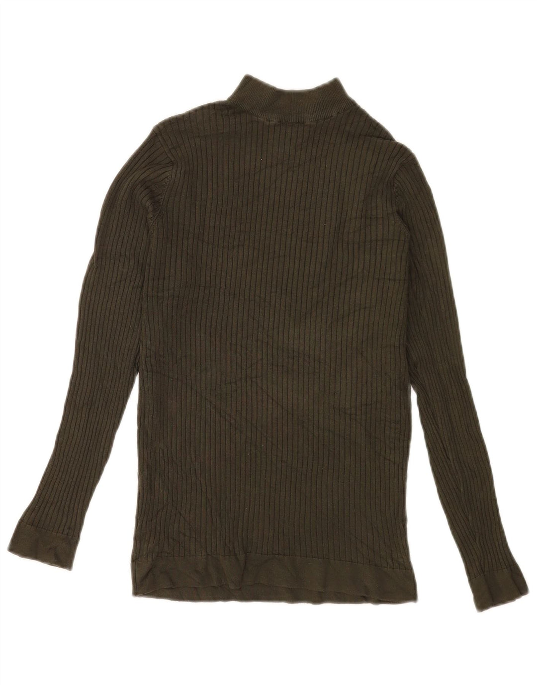 Zara Herre Top Langærmet Lille Khaki Viscose