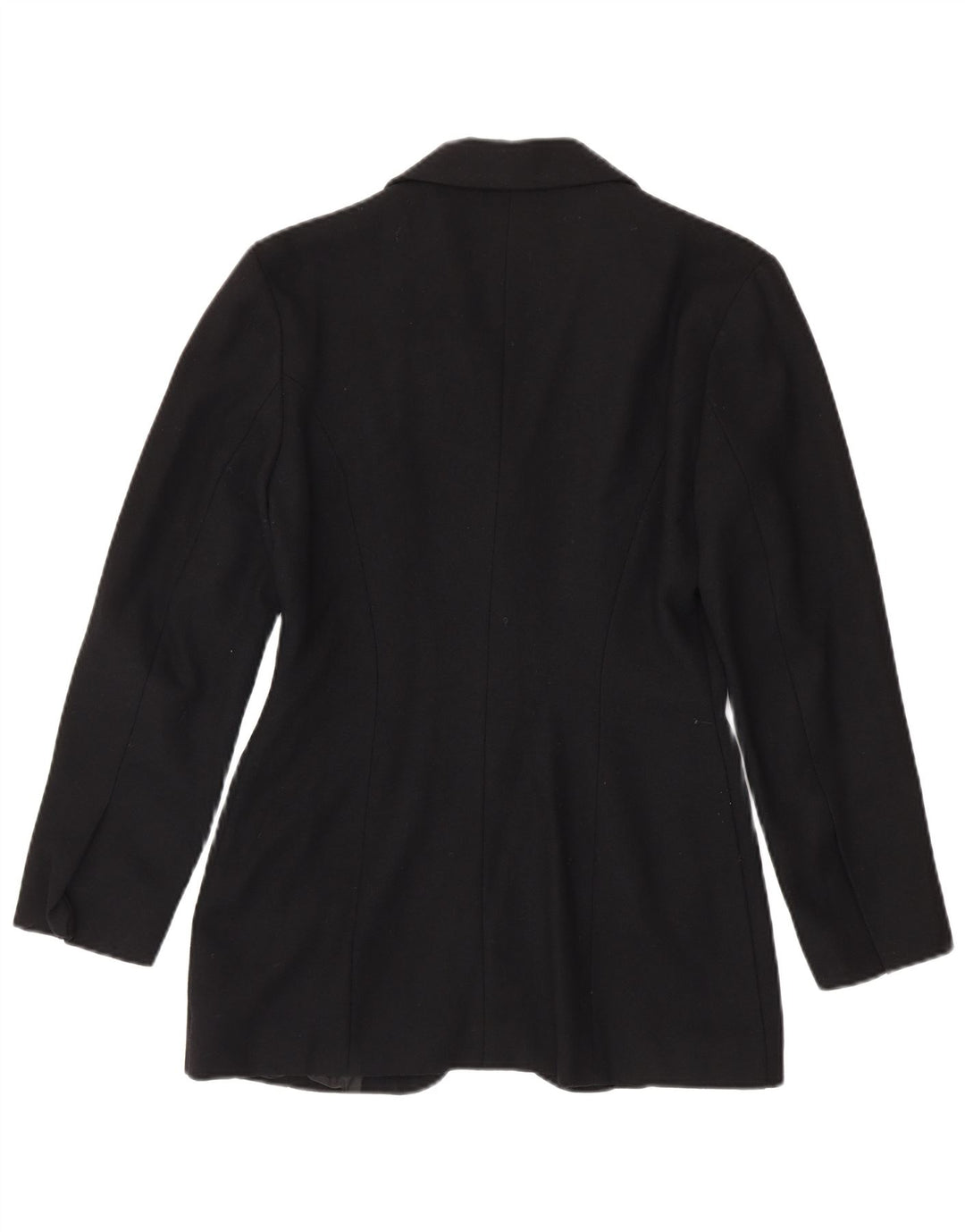 Vintage dame 4-knaps blazerjakke UK 12 Medium Black