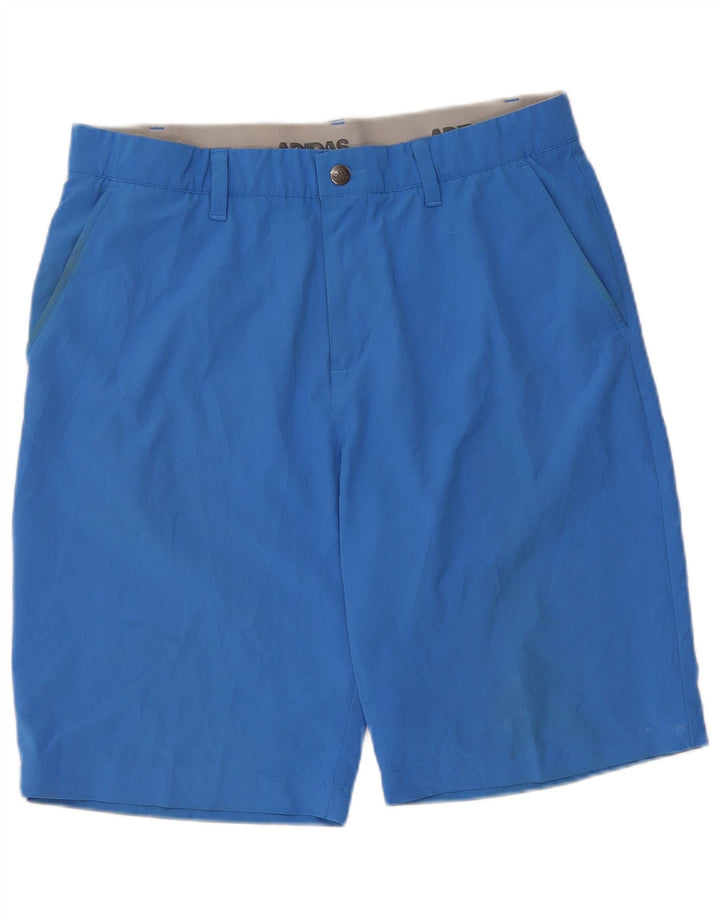 Adidas Chino Shorts til mænd W34 Large Blue Polyester