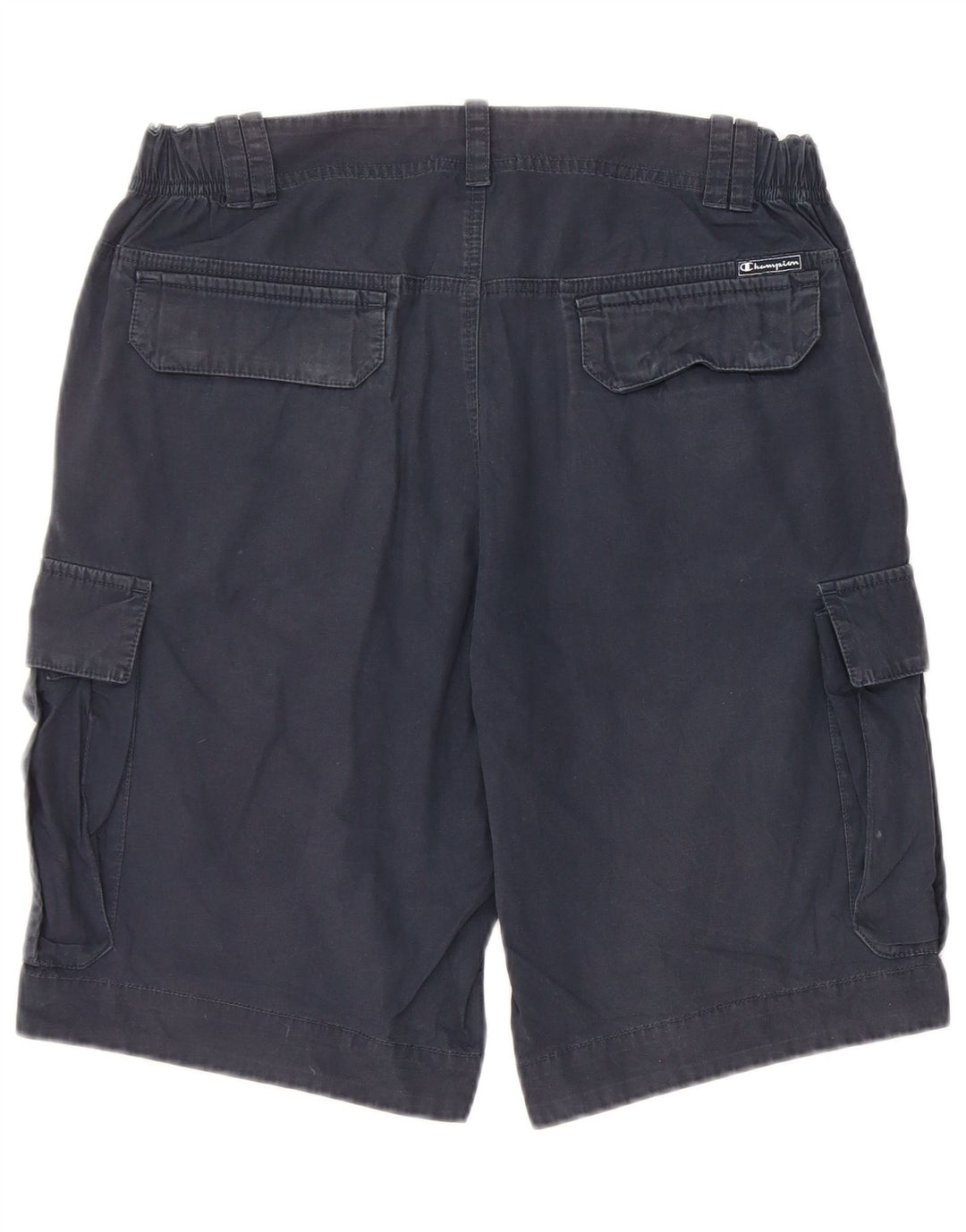 CHAMPION Herre Regular Fit Cargo Shorts Små W29 marineblå bomuld