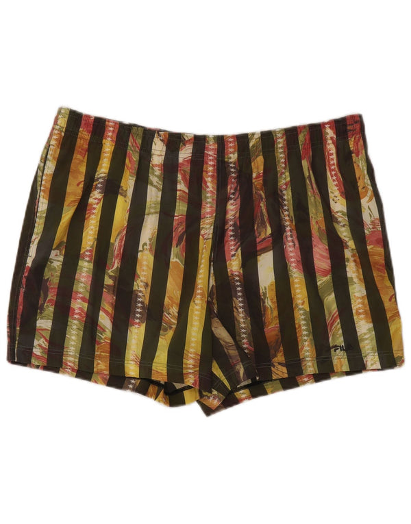 FILA Badeshorts til mænd IT 56 3XL Khaki Stribet