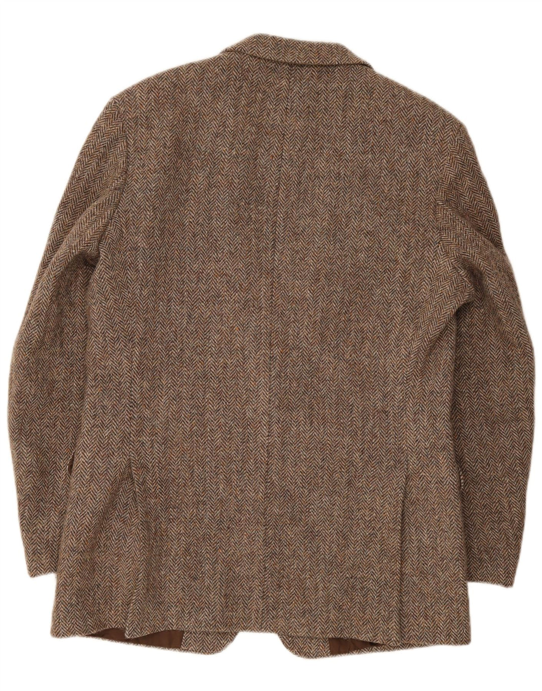 Harris Tweed Herre St. Michael Blazer Jacket UK 40 Large Brown Herringbone