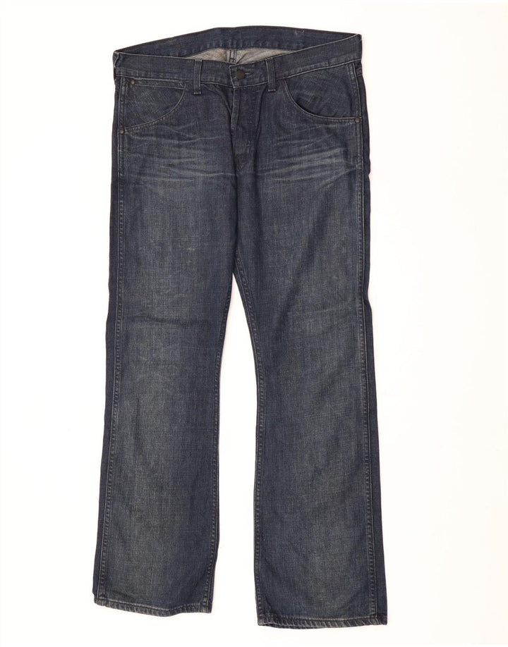 Wrangler Dame Bootcut Jeans W34 L32 Blå Bomuld