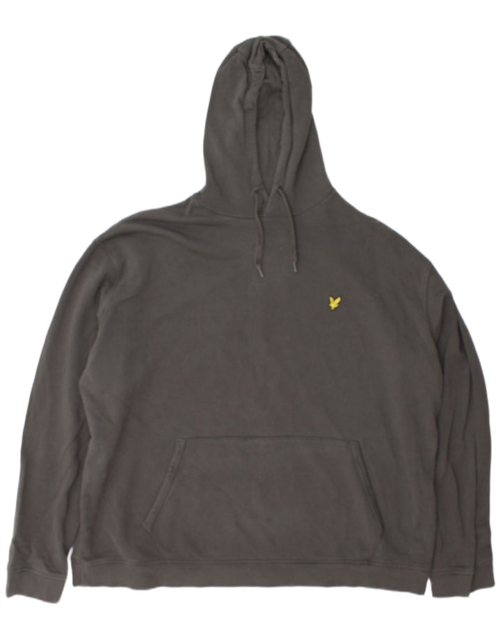 Lyle & Scott Herre hættetrøje 3XL grå bomuld