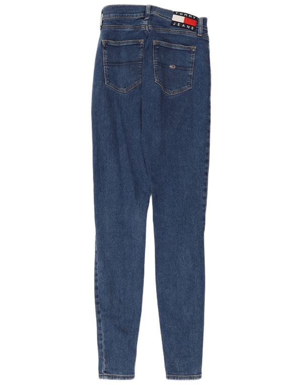 Tommy Hilfiger Dame Sylvia High Rise Super Skinny Jeans W27 L34 Blå
