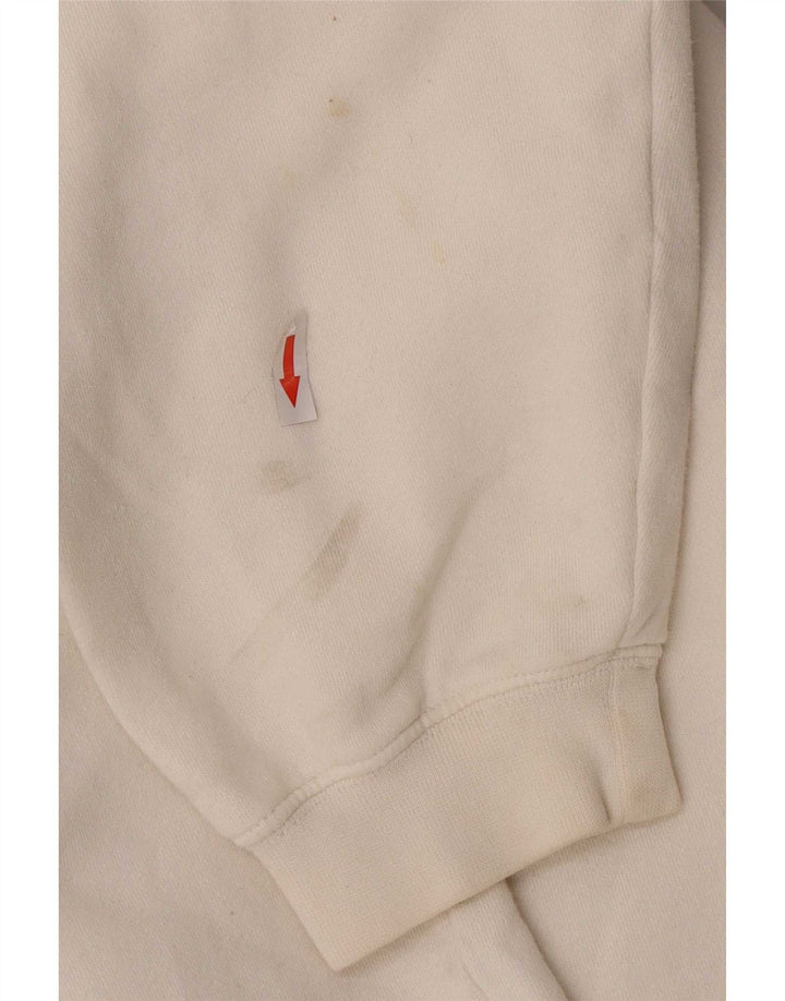 Billabong Herre Loose Fit Hoodie Jumper Medium White Bomuld