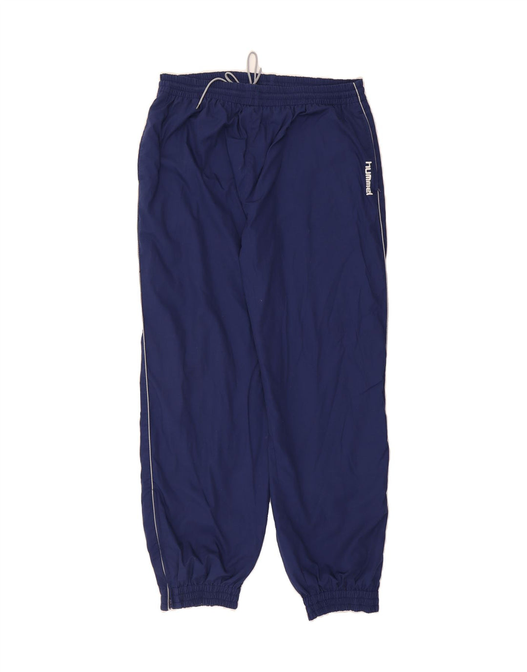 HUMMEL Mens Tracksuit Trousers Joggers 2XL  Navy Blue Polyester Vintage Hummel and Second-Hand Hummel from Messina Hembry 