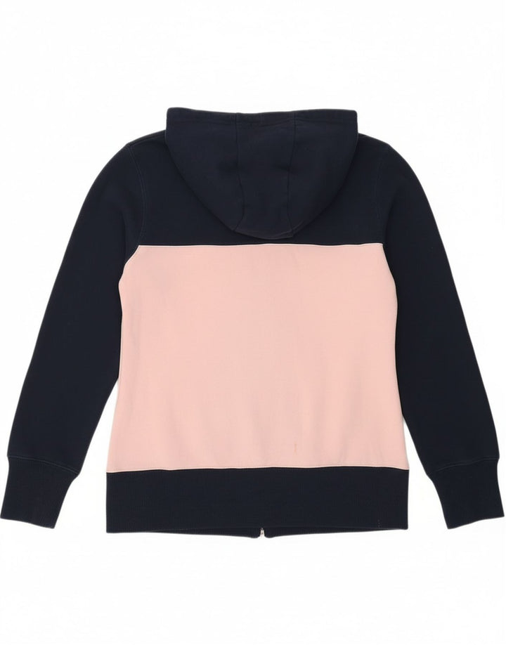 Ellesse Dame Hættetrøje Sweater UK 12 Medium Navy Blue Colourblock