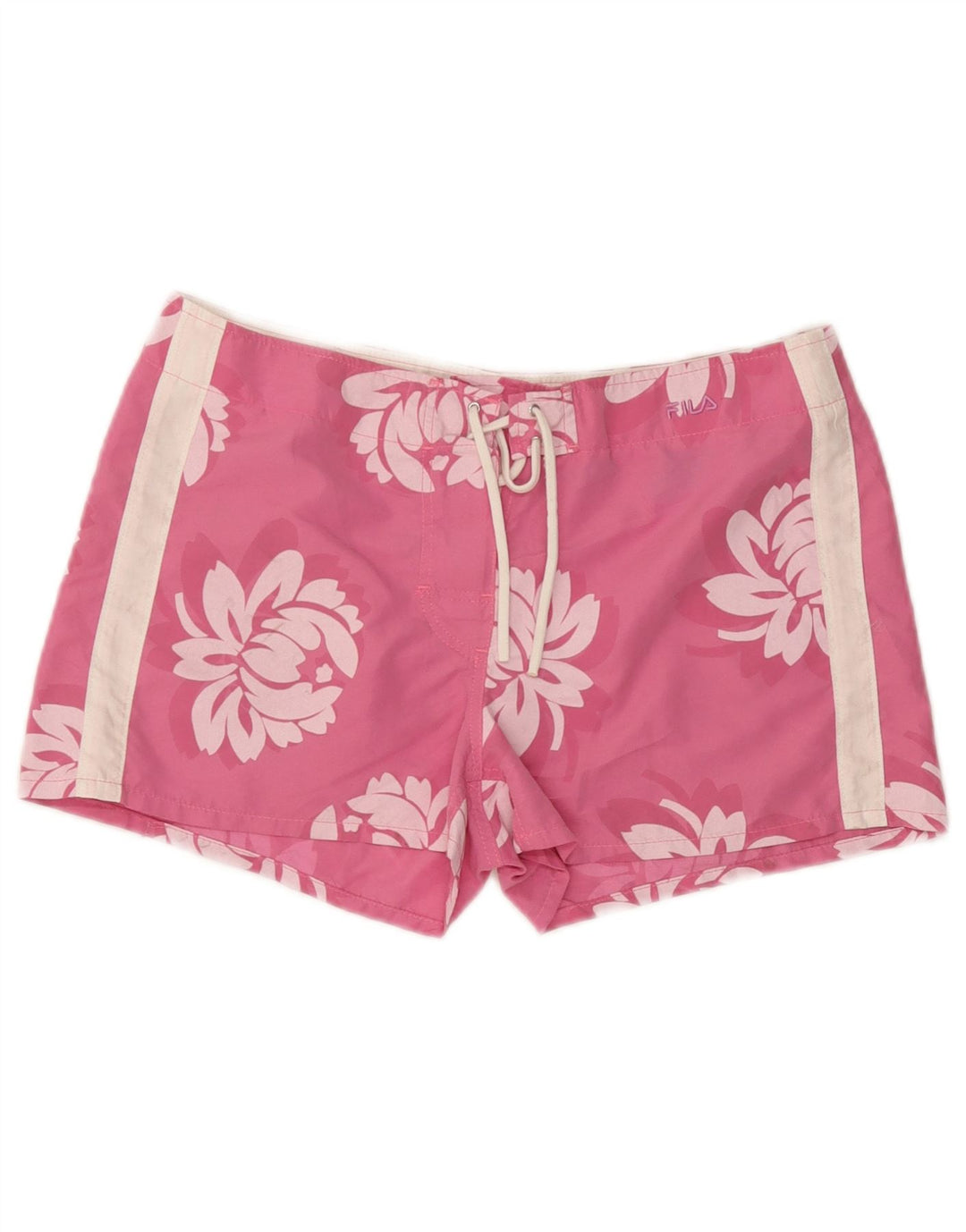 Fila Svømmeshorts til kvinder UK 12 Medium Pink Floral Polyamid