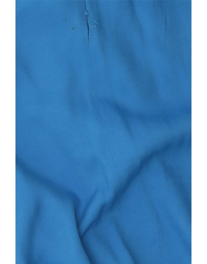 Zara Midi lige nederdel til kvinder Medium W30 Blå