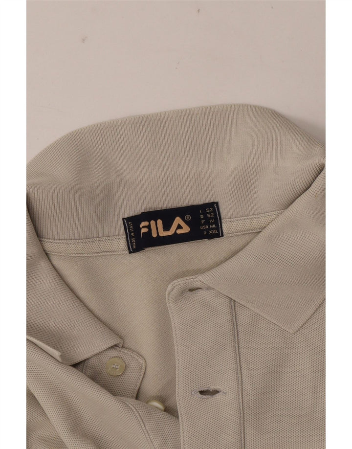 Fila Polo Shirt til mænd IT 52 Stor Beige
