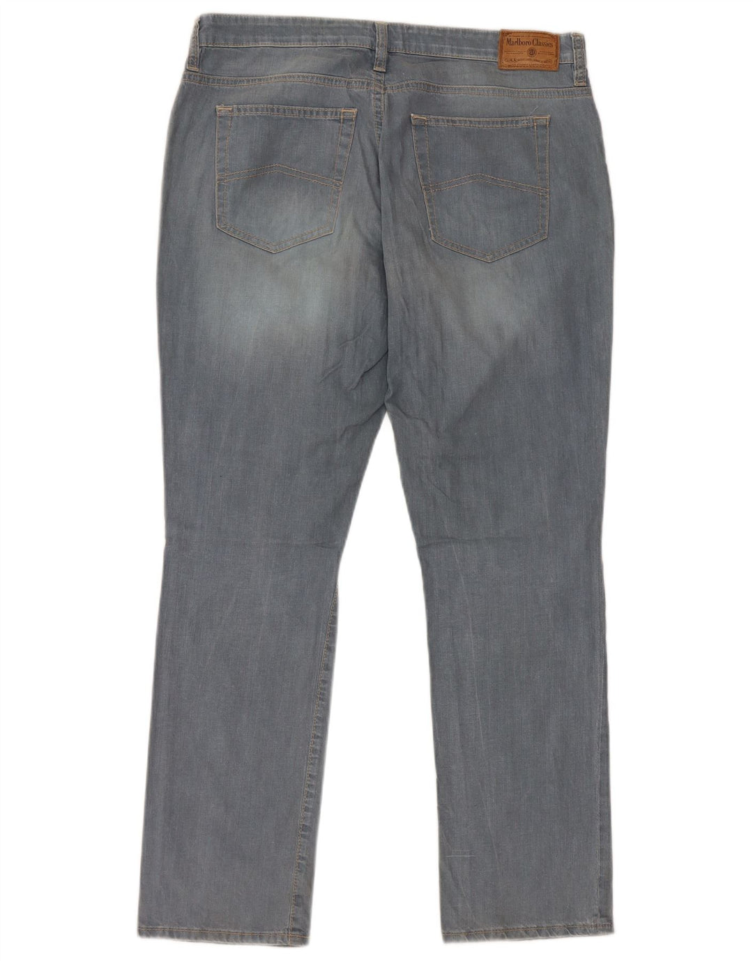 Marlboro Classics Herre Slim Jeans W32 L29 Blå Bomuld