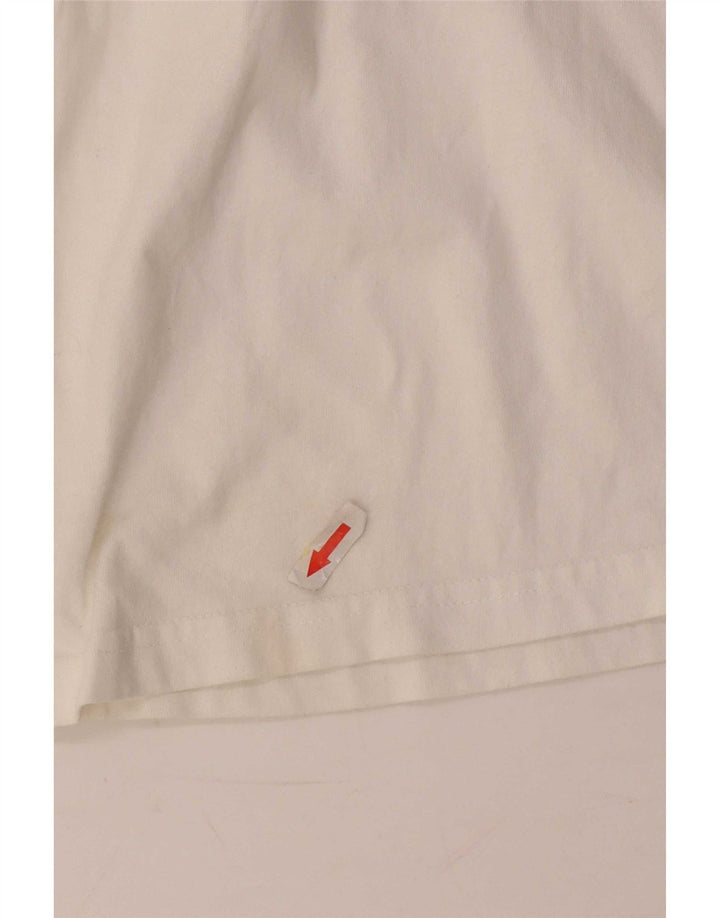 Hard Rock Cafe Herre Budapest Grafisk T-Shirt Top Lille Hvid Bomuld