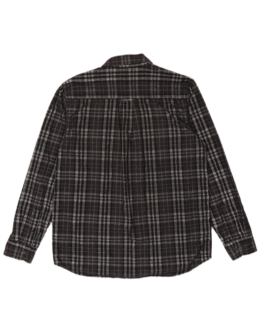 Rip Curl Herre flannelskjorte Stor sort ternet bomuld