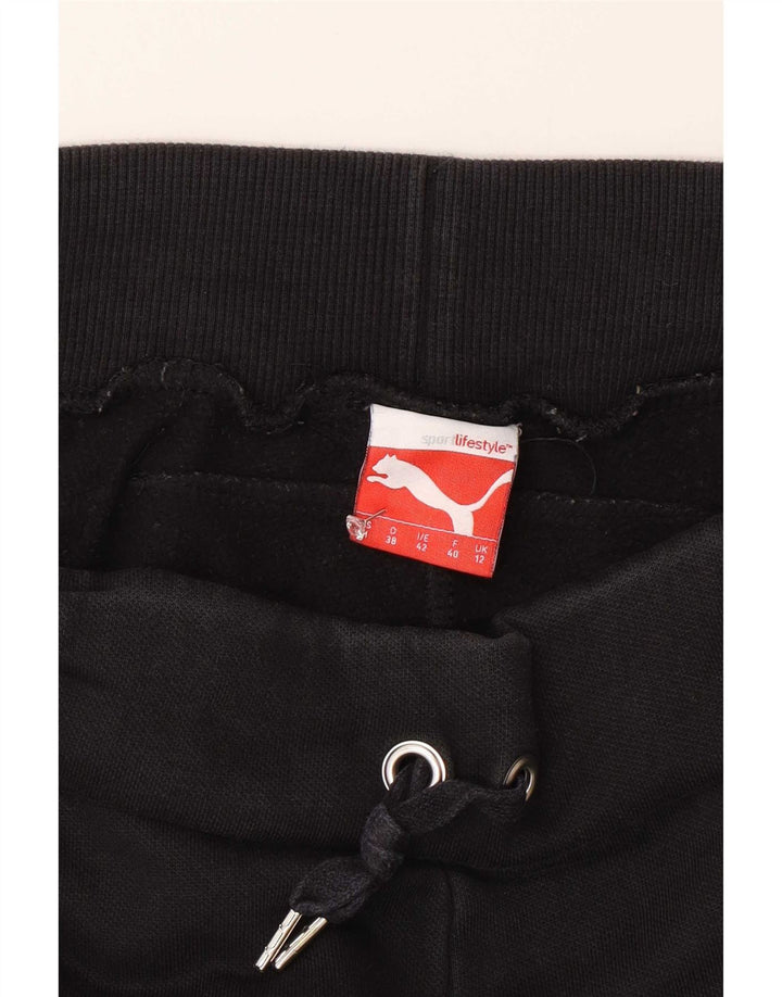 Puma træningsdragt bukser til kvinder UK 12 Medium sort bomuld