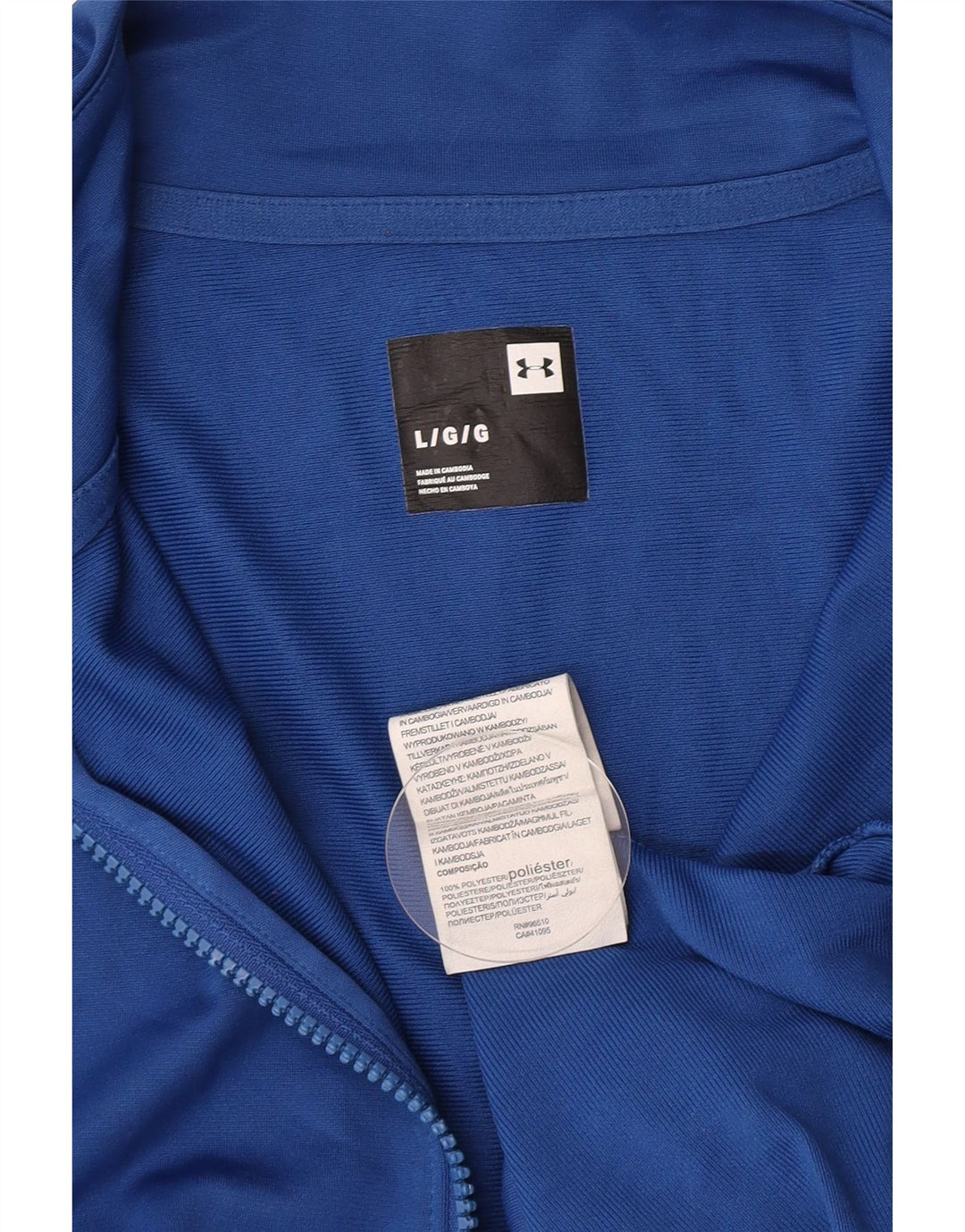 Under Armour Herre træningsdragt Topjakke Stor Blå Colourblock Polyester