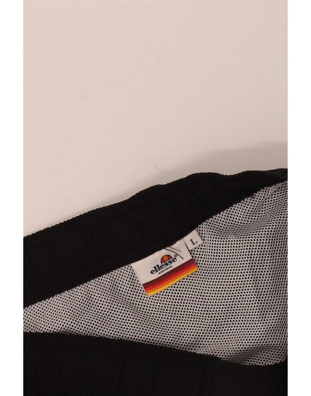 Ellesse Herre Sportshorts Stor Sort Colourblock