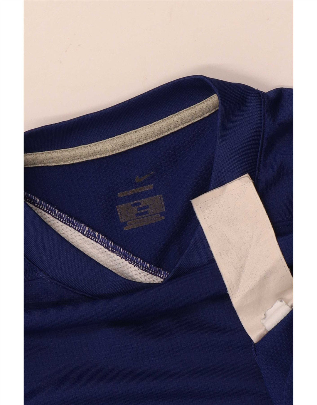 Nike T-shirt top til mænd, stor blå farveblok