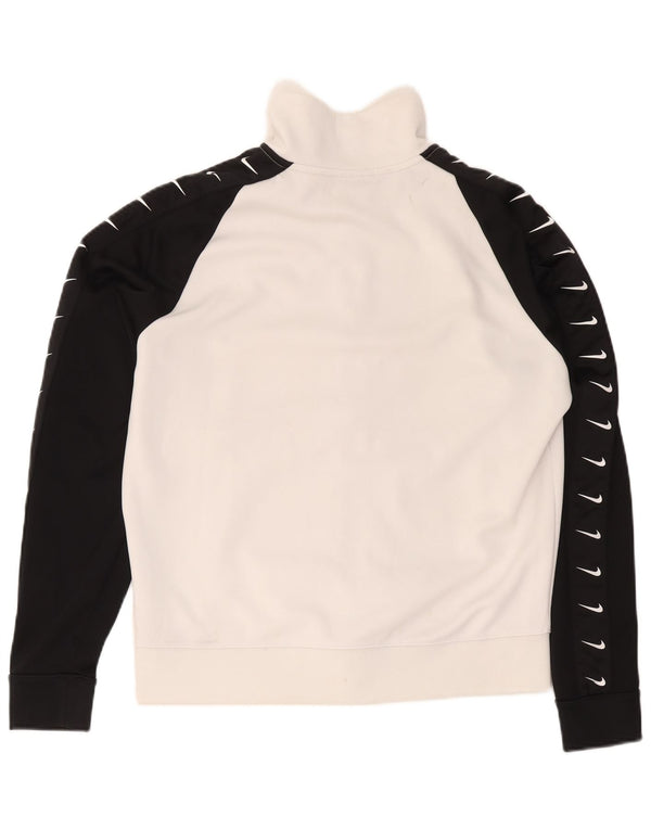 Nike Grafisk træningsdragt til mænd Topjakke Medium White Colourblock Polyester