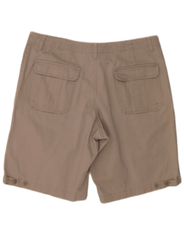 Marks & Spencer Herre St. Michael Cargo Shorts XL W38 Beige Bomuld