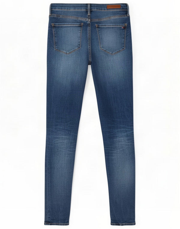 Tommy Hilfiger Como Skinny Jeans til kvinder W27 L30 Blå Bomuld