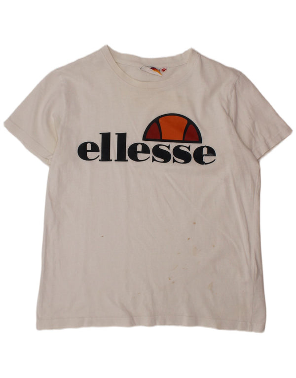 ELLESSE Boys Graphic T-Shirt Top 11-12 Years White