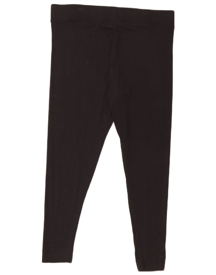 Marks & Spencer Dame Leggings UK 18 XL Sort Viscose